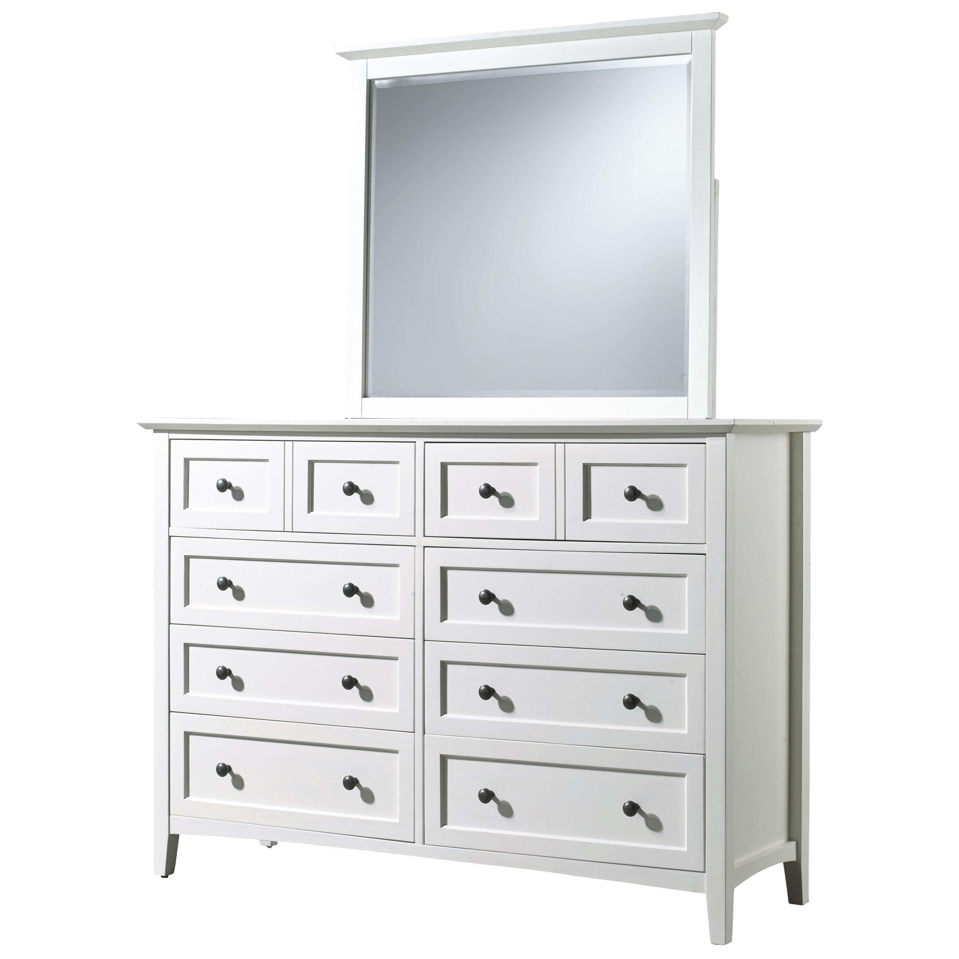 Modus International Paragon 4NA482 Shaker Style 8Drawer Dresser Made